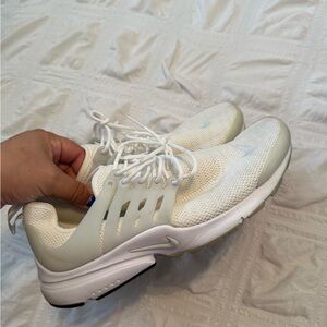 Women’s white Nike presto sneakers size 9